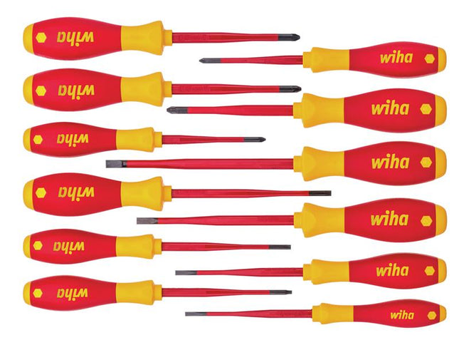 Wiha SoftFinish electric slimFix Screwdriver Set, 12 Piece