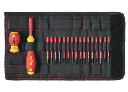 Wiha SoftFinish electric slimVario Screwdriver Set, 19 Piece