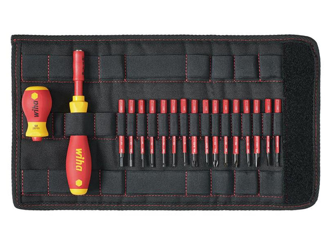 Wiha SoftFinish electric slimVario Screwdriver Set, 19 Piece