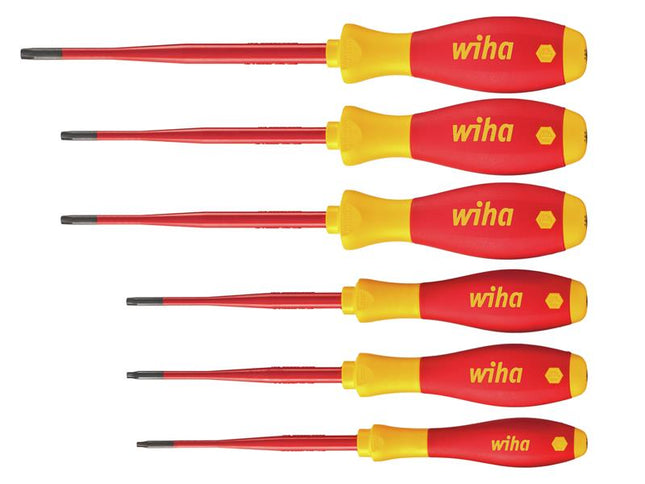 Wiha SoftFinish electric slimFix TX/TR Screwdriver Set, 6 Piece