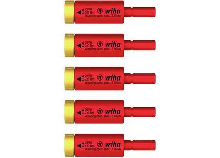 Wiha electric easyTorque Adapter Set, 5 Piece
