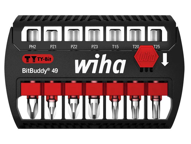 Wiha BitBuddy TY Bit Set, 7 Piece (Set A)