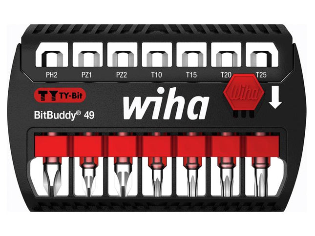 Wiha BitBuddy TY Bit Set, 7 Piece (Set B)