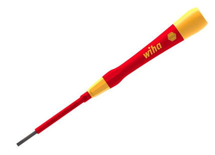 Wiha PicoFinish Slotted Fine electric Screwdriver 2.5 x 65mm