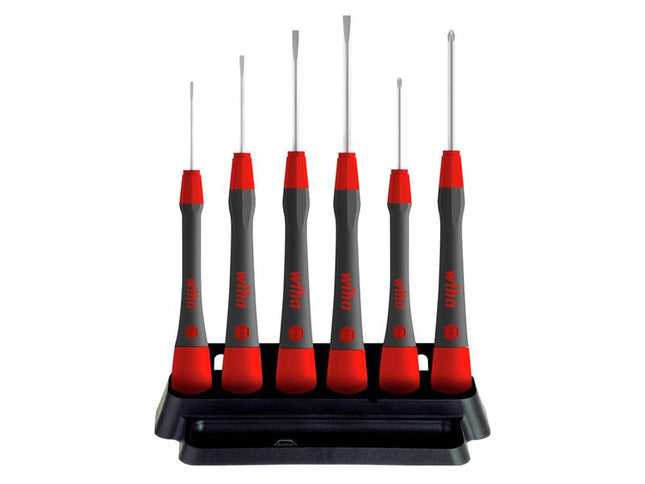 Wiha PicoFinish SL/PH Fine Screwdriver Set, 7 Piece (With Holder)