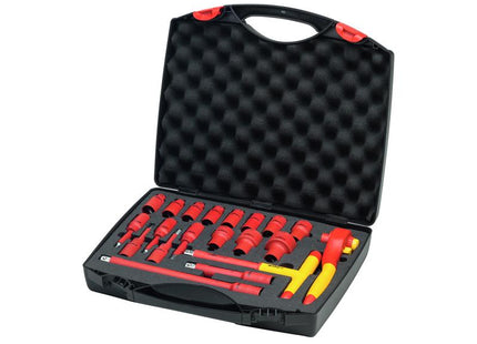 Wiha Insulated 1/2in Ratchet Wrench Set, 21 Piece (inc. Case)