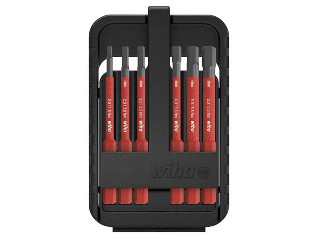 Wiha slimBit electric Hex Bit Set, 7 Piece