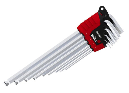 Wiha ErgoStar MagicRing Hex Ball End L-key Set, 9 Piece