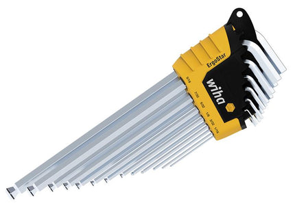 Wiha ErgoStar MagicRing Hex Ball End L-key Set, 13 Piece