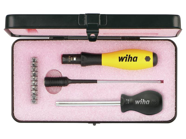 Wiha TorqueVario-S ESD Screwdriver Set, 14 Piece (inc. Case)