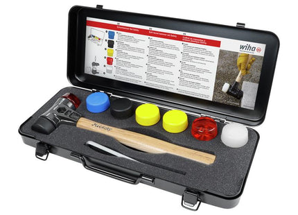 Wiha Assorted Hammer Face Set, 9 Piece