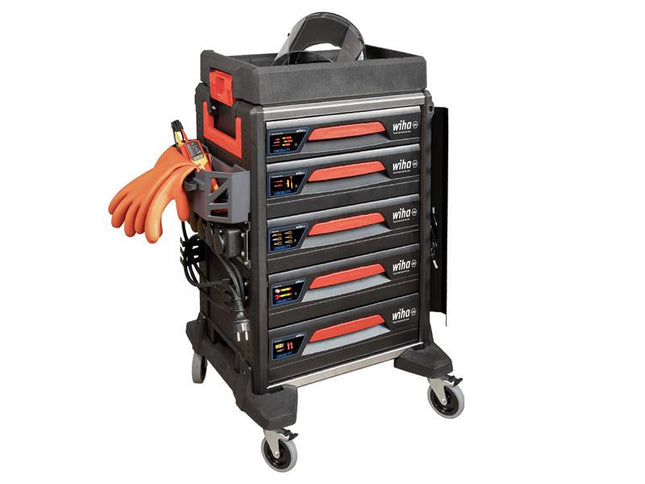 Wiha eMobility Workshop Trolley Set, 113 Piece