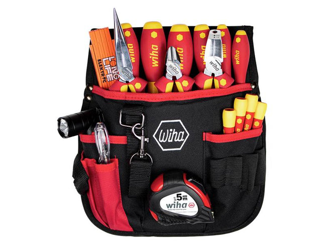 Wiha electrician Tool Set, 18 Piece (inc. Belt Pouch)