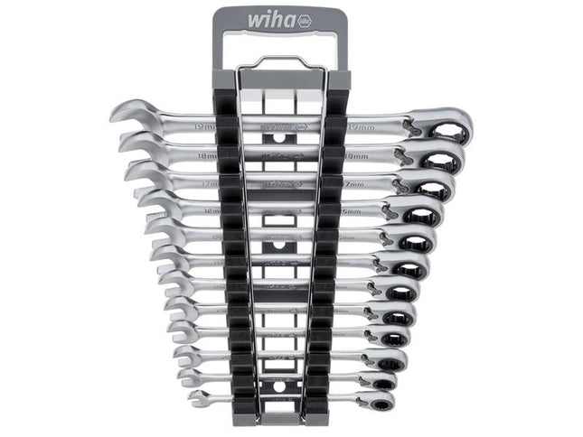 Wiha Ring Ratchet Spanner Set, 12 Piece (Set A)