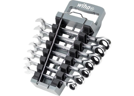 Wiha Ring Ratchet Spanner Set, 8 Piece