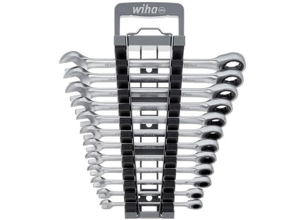 Wiha Ring Ratchet Spanner Set, 12 Piece (Set B)