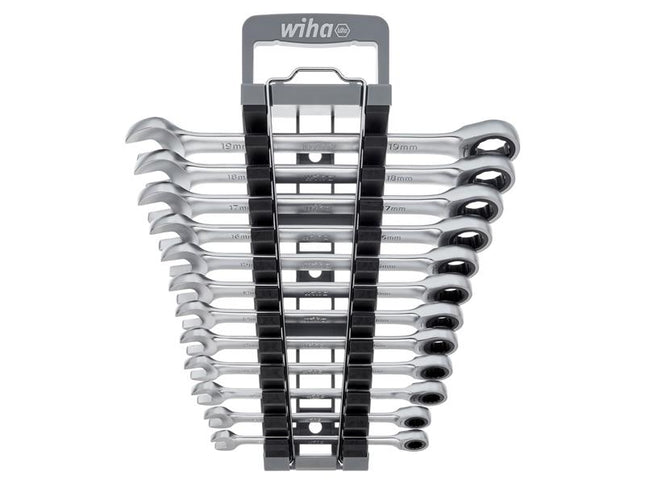 Wiha Ring Ratchet Spanner Set, 12 Piece (Set B)