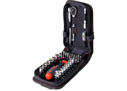 Wiha 1/4in Nut Driver & Bit Set, 40 Piece