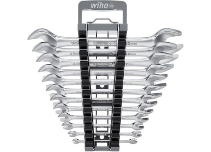 Wiha Double Open-End Spanner Set, 12 Piece