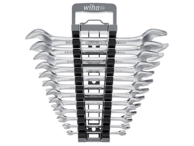 Wiha Double Open-End Spanner Set, 12 Piece