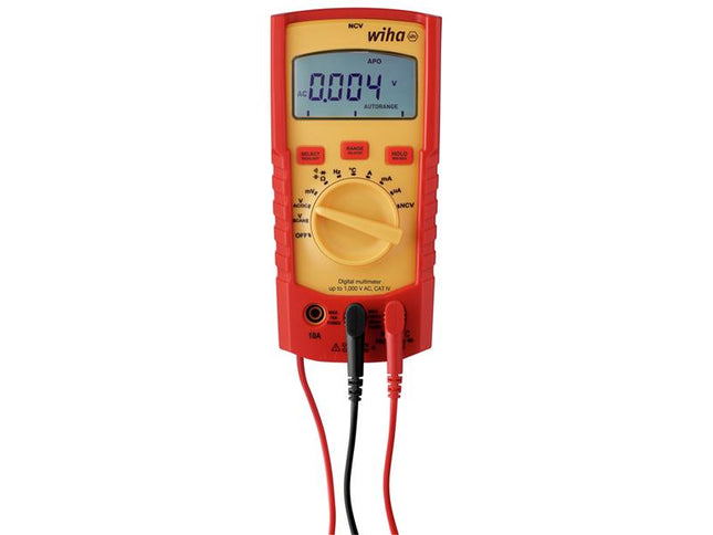 Wiha Digital Multimeter 1,000 V AC, CAT IV