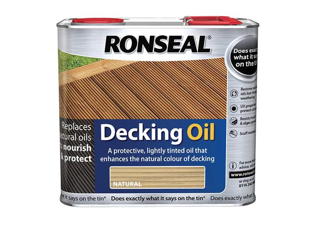 Ronseal Decking Oil Natural Cedar 2.5 Litre