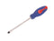 Faithfull Soft Grip Screwdriver Flared Slotted Tip 8.0 X 150Mm