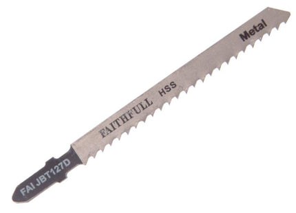 Faithfull Metal Cutting Jigsaw Blades Pack Of 5 T127D