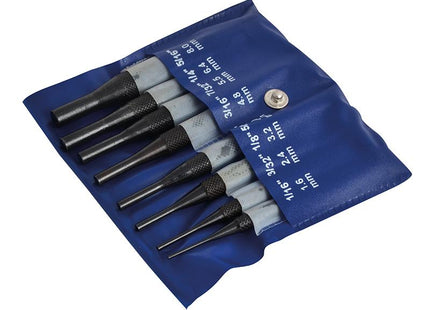 Faithfull Round Head Parallel Pin Punch Set Of 8