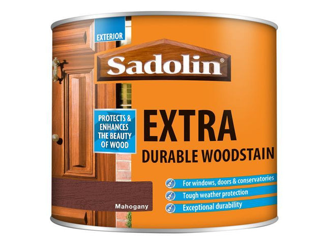 Sadolin Extra Durable Woodstain Mahogany 500Ml