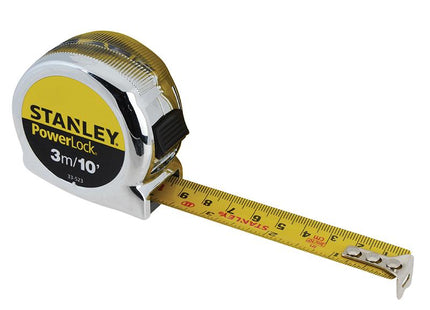Stanley Tools Powerlock Classic Pocket Tape 10M/33Ft (Width 25Mm)