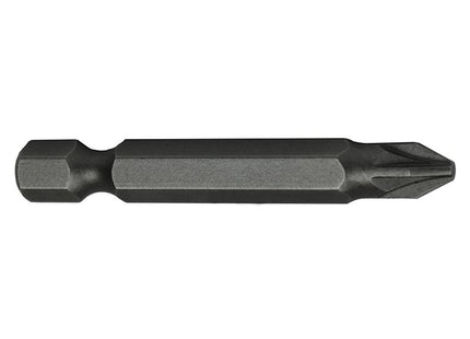 Faithfull Pozi S2 Grade Steel Screwdriver Bits Pz2 X 50Mm (Pack 3)
