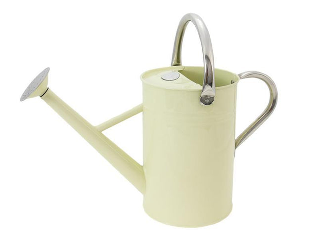 Kent & Stowe Metal Watering Can Vintage Cream 4.5 litre