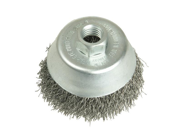 Lessmann Cup Brush 80Mm M14 X 0.30 Stainless Steel Wire