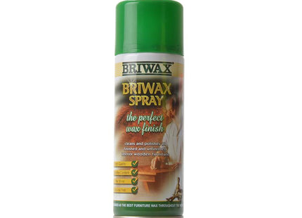 Briwax Spray Wax Aerosol 400Ml