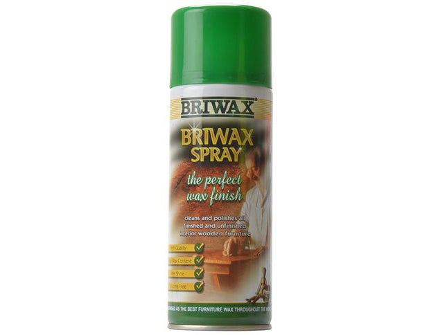 Briwax Spray Wax Aerosol 400Ml