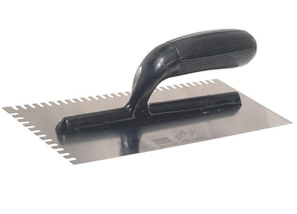 Ragni R231 Mastic Trowel U Notches Edge Plastic Handle 11 X 4.3/4In