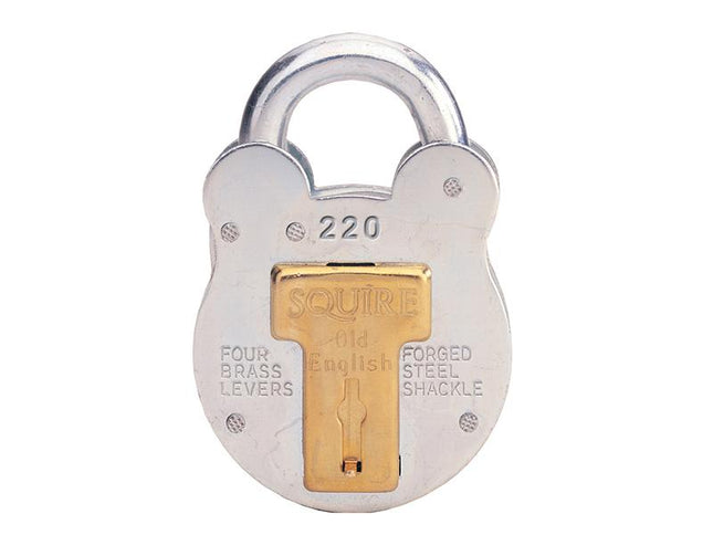 Henry Squire 220 Old English Padlock With Steel Case 38Mm