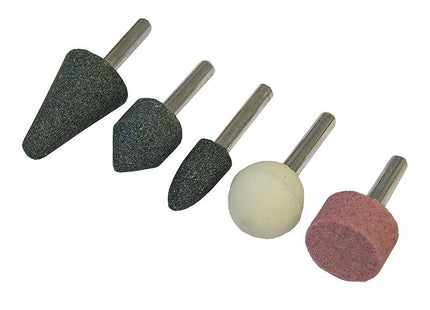 Faithfull Mounted Grinding Stones Set 5 Piece