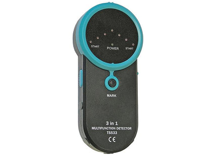 Faithfull 3-In-1 Detector Stud  Metal & Live Wire