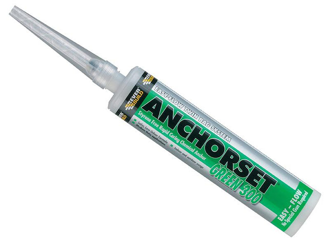 Everbuild Green 300 Anchorset Chemical Anchor 300Ml