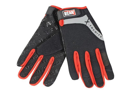 Scan Work Gloves With Touch Screen Function - Large (Size 9)