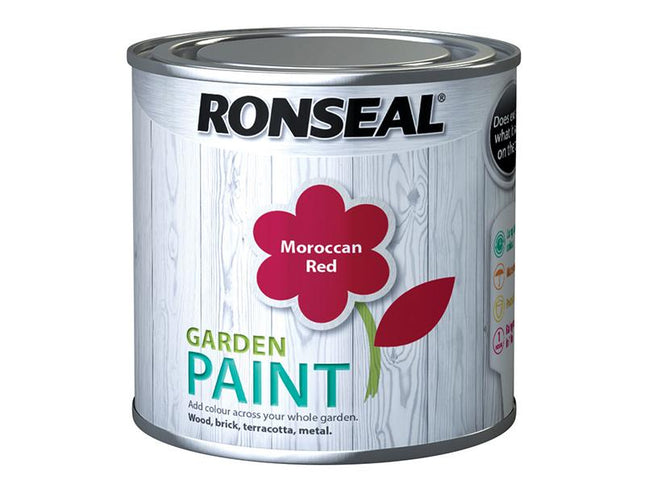 Ronseal Garden Paint Moroccan Red 250Ml