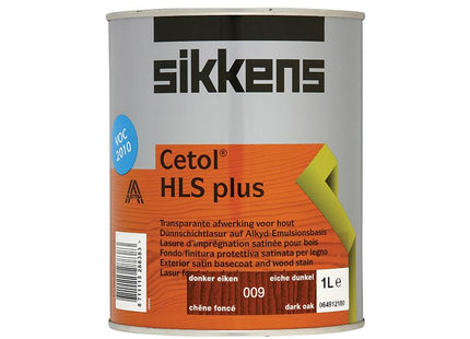 Sikkens Cetol Hls Plus Translucent Woodstain Dark Oak 1 Litre