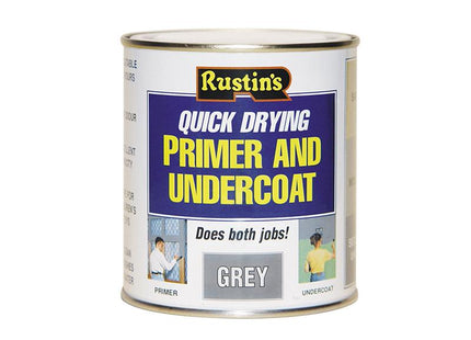Rustins Quick Dry Primer & Undercoat Grey 250Ml