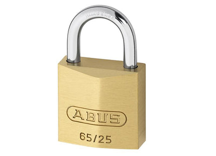 ABUS Mechanical 65/25Mm Brass Padlock Keyed Alike 253
