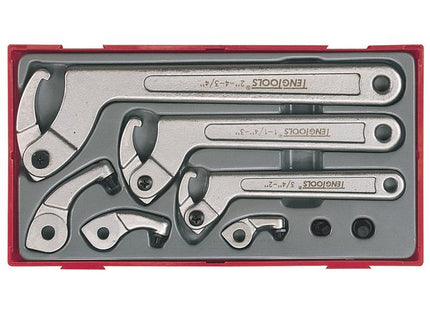 Teng Tthp08 8 Piece Hook & Pin Wrench Set