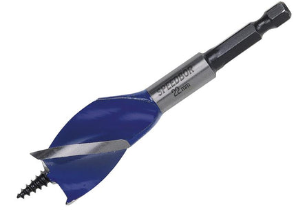 IRWIN Blue Groove 6X Stubby Wood Bit 22 X 100Mm