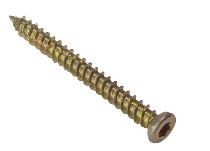 Forgefix Concrete Frame Screw Torx Compatible High-Low Thread Zyp 7.5 X 112Mm Bag 10