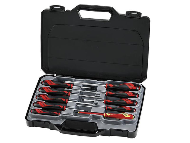 Teng Md910N Screwdriver Set, 10 Piece Sl/Ph/Pz